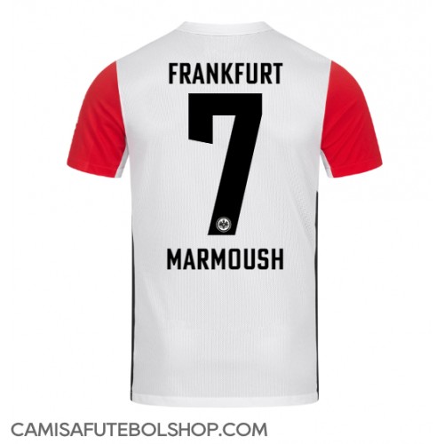 Camisa de time de futebol Eintracht Frankfurt Omar Marmoush #7 Replicas 1º Equipamento 2024-25 Manga Curta